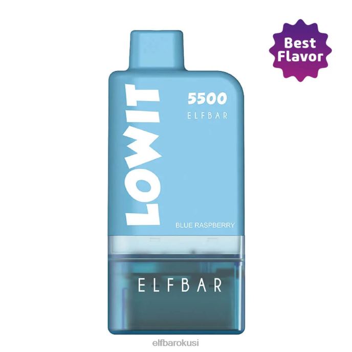ELFBAR prethodno napunjena mahuna kit lowit 5500 2% nic plava malina PDF2J436 - ELF BAR 5000 cijena plava malina+plava baterija